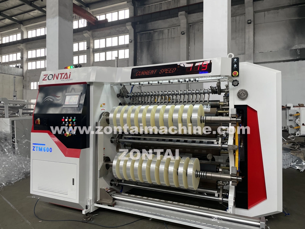 Zontai Ztm-C Slitting Rewinding Machine for Film BOPP, PVC, Pet, Aluminum, Foil